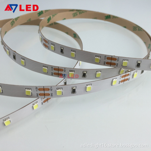 Adled Light dc12V SMD2835  60led/m 12W/m white color IP65 IP20 led strip for cosmetic display showcase